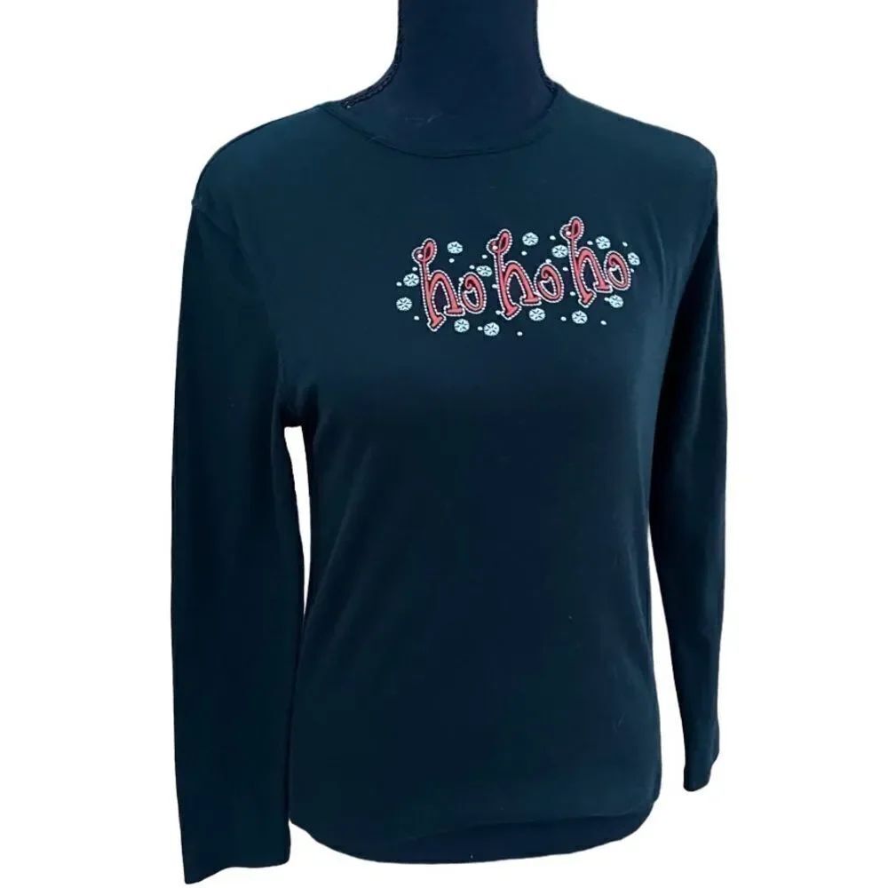 M & C Sportswear novelty black tee size S